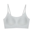 thumbnail image 1 of Product Classification Bra Product Title Seamless Wireless Bralette with Padding Comfortable Non-Wired T-Shirt Bra Pull-On Crossback Bustier for Everyday Wear, 1 of 4