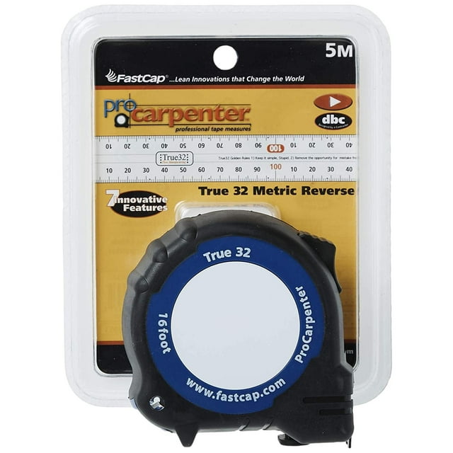 Cinta métrica FastCap ProCarpenter True32 Metric 5 m