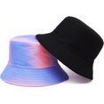 thumbnail image 5 of CoCopeaunts Women Bucket Hat Rainbow Summer Sun Protection New Men Reversible Fisherman Hat Vacation Travel Stage Performance, 5 of 8