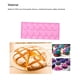 thumbnail image 3 of Bewildely Chocolate Silicone Moulds Lightweight Portable Flower Lovely Mold Mold Baking Fondant Reusable Non-stick Pastry Type1 NO1, 3 of 6