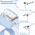 thumbnail image 4 of Funda para AirPods MHYALUDO de tercera generación, color azul cielo, 4 of 7