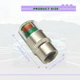 QAQ8pcs Universal Car Tire Pressure Monitor Valve Stem Caps Sensor