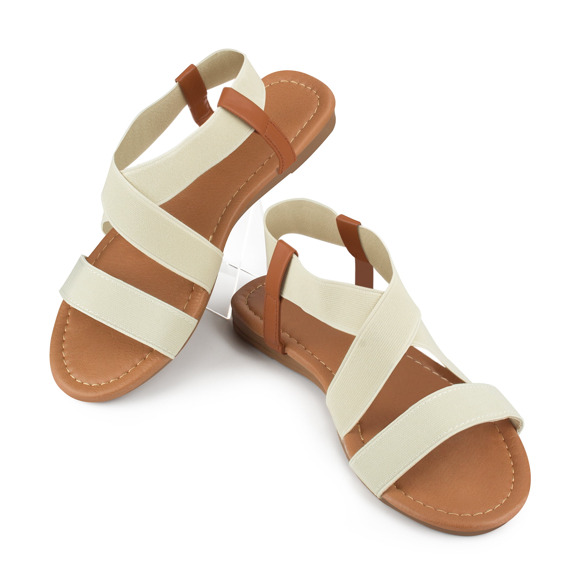 beige summer sandals