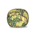 thumbnail image 1 of Watercolor Storage Toy Bag Chair, Leopards in the Jungle Tropical Scene Tree Branches and Leaves, Stuffed Animal Organizer Washable Bag, Large Size, Yellow Green Pale Yellow, by Ambesonne, 1 of 3