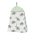 thumbnail image 6 of Sweet Jojo Designs Elephant Green, Grey and White 4 Piece Crib Bedding Set, 6 of 6