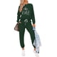 thumbnail image 5 of Conjunto Deportivo PRETTYGARDEN Estampado Verde Oscuro 3XL para Mujer, 5 of 5