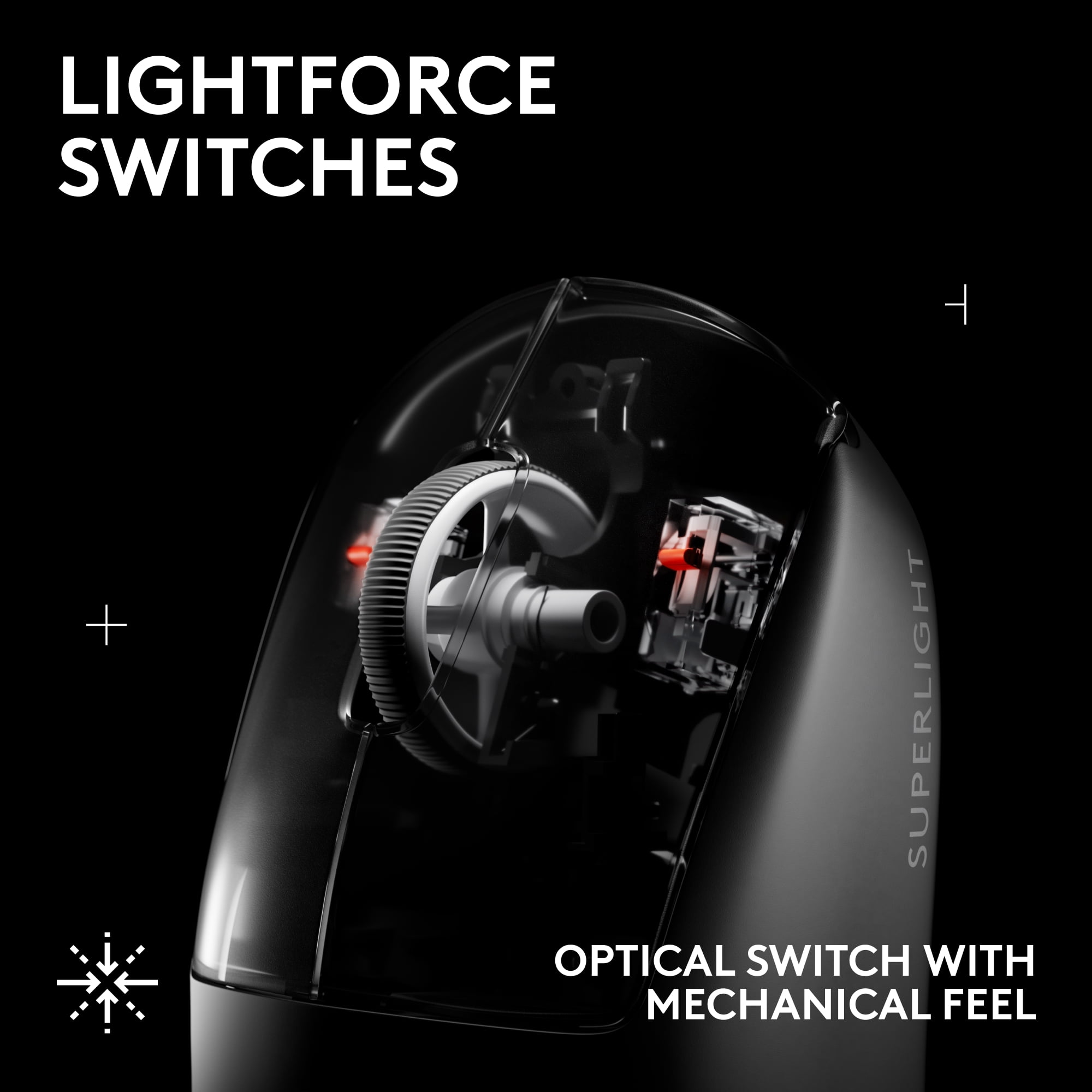 Souris gaming sans fil Logitech G PRO X SUPERLIGHT 2 SE LIGHTSPEED - Rouge