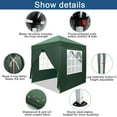 thumbnail image 5 of Ktaxon 6.5 x 6.5ft Canopy Tent Patrick's Day Canopy Gazebo Pop Up Tent for Outdoor Party,Event,Picnic,Green, 5 of 7