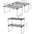 thumbnail image 6 of HapiRm Fruit Basket Kitchen Storage Cart, 5 Tier Stackable Cabinet Shelf and Storage, Kitchen Pantry Shelves Organizer, Counter Bedroom Accessories, Stainless Steel Storage Basket, 6 of 7