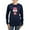 Navy, variant on CafePress - Women's Long Sleeve Dark T Shirt - Women's Long Sleeve Graphic Tee Casual Fit