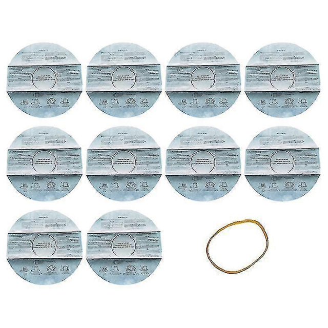 10 Pcs Wet Dry Vac Filter Vf2002 Dry Disc Vacuum Filters For Part 9010700, 9013700 With 4 Pcs Retai