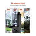 thumbnail image 5 of Mailbox Post 56 Inch, Aluminum In-Ground Mount, Black, 5 of 9