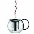 thumbnail image 5 of Bodum 34oz Assam Glass Tea Press with Stainless Steel Filter, Black Plastic Lid, 5 of 5