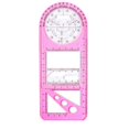thumbnail image 4 of Birdeem Multifunctional Student Math Ruler,Multifunctional Rotatable Active Math Ruler Drawing Template, 4 of 7