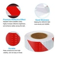 thumbnail image 5 of Uxcell Reflective Tape, 2"x98 Ft Waterproof Reflective Tape Warning Safety Tape Reflector for Trucks, Twill White Red, 5 of 6