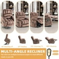 thumbnail image 7 of W WARMHOL Large Power Lift Recliner with Massage, Heat and Side Pockets, Brown, 7 of 7