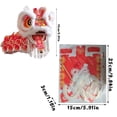 thumbnail image 2 of Lion Hanging Paper Lantern Chinese New Year 2026 DIY Hand-held Lion Dance Lantern Spring Festival Home Decoration Lions Dance Gift for Friends,Traditional Chinese New Year Paper Lanterns, 2 of 5