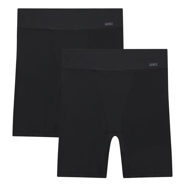 Pantalones cortos de microfibra antirozaduras Hanes Moves de ropa interior, 2 unidades