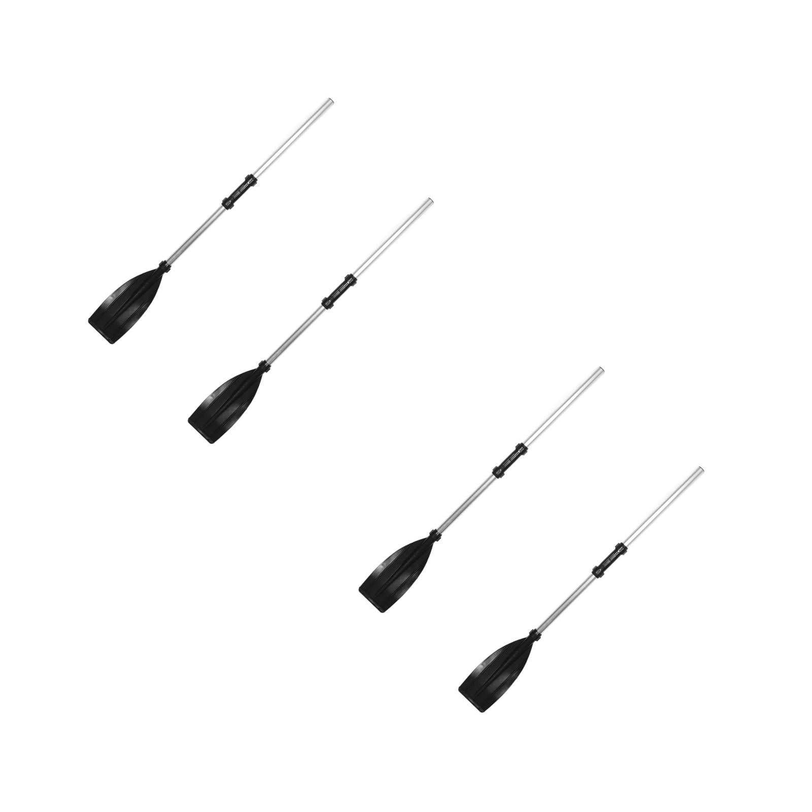 Worgeous 2 Sets of Lightweight Paddles for Kayaking Aluminum Alloy Kayak Paddles Detachable Boat Oars for Inflatable Boats Portable Boating Paddles Convenient Oars