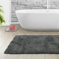 thumbnail image 5 of Nestl Super Soft Shaggy Bath Rug, Absorbent Bathroom Rug, 32" x 48", Gray, 5 of 5