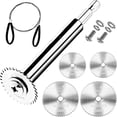 thumbnail image 1 of PVC Pipe Inside Cutter with 1/4Inch Hex , Plumbing Inside Cutter Internal Pipe Cutter, 32MM & 44MM, with Wire Saw,Silver, 1 of 7