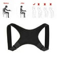 thumbnail image 4 of Corrector de postura de espalda (negro) para corrección de postura | Antirrebote para hombres y mujeres, cinturón corrector de postura para una sensación significativamente mejorada | Ayuda perfecta p, 4 of 5