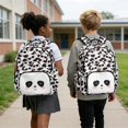thumbnail image 3 of KUIFORTI Cute Panda School Bag and Lunch Bag Set of 4 with Pencil Case Water Bottle Sleeve for Kids Elementary Primary Middle School Students, 3 of 7