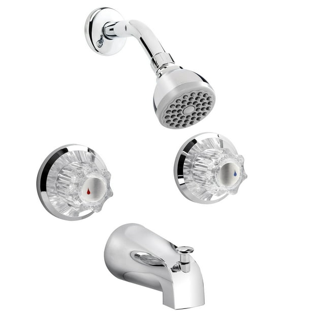 Belanger 2-Handle Tub / Shower Complete Faucet Set with Swivel ...