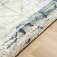 thumbnail image 4 of 2' X 3' Blue and Gray Abstract Area Rug, 4 of 10