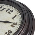thumbnail image 4 of 20 Inch Retro Wall Clock Silent,Accurate Time,Big Numbers,Quartz,Analog,Black, 4 of 7