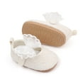 thumbnail image 4 of Baby Girls Princess Shoes, Soft Bow Flower Non-slip Toddler Shoes, 4 of 6