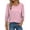 Pink Dots, variant on Fantaslook Womens Tops 3/4 Sleeve with Buttons Dressy Casual Blouses Summer Shirts Beach Vacation Trendy Clothes