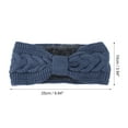 thumbnail image 4 of Unique Bargains 1 Pce Bandeau Confortable Tricoté Bleu, 4 of 6