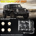 thumbnail image 3 of LED Work Light 3-sided Light 6000K 100W Driving Lights IP67 Waterproof Spot Lights for Truck,, 3 of 7