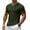Army Green, variant on Yiaimeir ‌Vacation Ready Loose T-shirt Men's Short Sleeve Casual Holiday Style‌