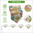 thumbnail image 5 of Colorful Palm Leaves Table Runner Linen Burlap Table Runner 120 Inches Long Tropical Botanical Summer Dresser Scarves for Kitchen Island Coffee Dining Room Party Wedding Holiday Decor 13"x120", 5 of 8