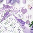 thumbnail image 4 of 24 Sheets Scrapbook Paper 12inch X 12inch Double-Sided Bows Pattern Paper Decorative Decoupage Cardstock Lavender, 4 of 7