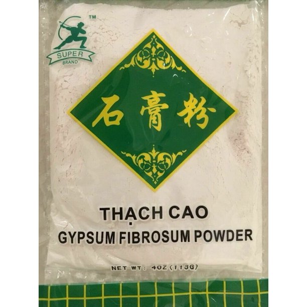 SUPER Gypsum Fibrosum Powder 【Premium food grade tofu coagulant 】4oz