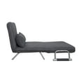 Small Sofa Couch Futon with Fold Up Bed and Adjustable Backrest