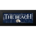 thumbnail image 2 of Medley, Elizabeth 18x9 Black Modern Framed Museum Art Print Titled - The Beach, 2 of 5