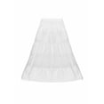 thumbnail image 2 of Forever 21 Tiered Lace Maxi Skirt, Color-White, Size-S, 2 of 5