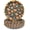 Outlined Fall Pumpkins, Green, variant on Confettiville Thanksgiving Paper Plates, 50-Count Fall-Themed Decorative Disposable Serving Plates, Cream, Gold Foil Scalloped Edge, 9 Inches