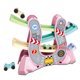 thumbnail image 1 of Vogacara Car Ramp Race Track Toy para Click Racing Track con 4 piezas de autos y estacionamiento Juguetes educativos para niños Regalos de juguetes Juguetes Educativos rosado Vogacara FN007548-02, 1 of 6