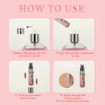 thumbnail image 5 of Crystal Butterfly Perfume Keychain Bottle - Refillable 5ml Portable Perfume Atomizer with Floral Print, Elegant Bag Pendant & Travel Gift, 5 of 7