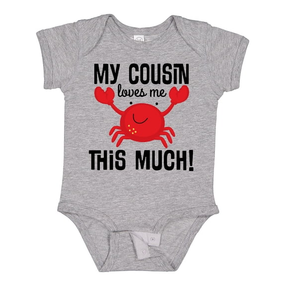 Inktastic My Cousin Loves Me Boys Boys or Girls Baby Bodysuit