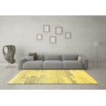 thumbnail image 3 of Ahgly Company Indoor Rectangle Solid Yellow Modern Area Rugs, 3' x 5', 3 of 4