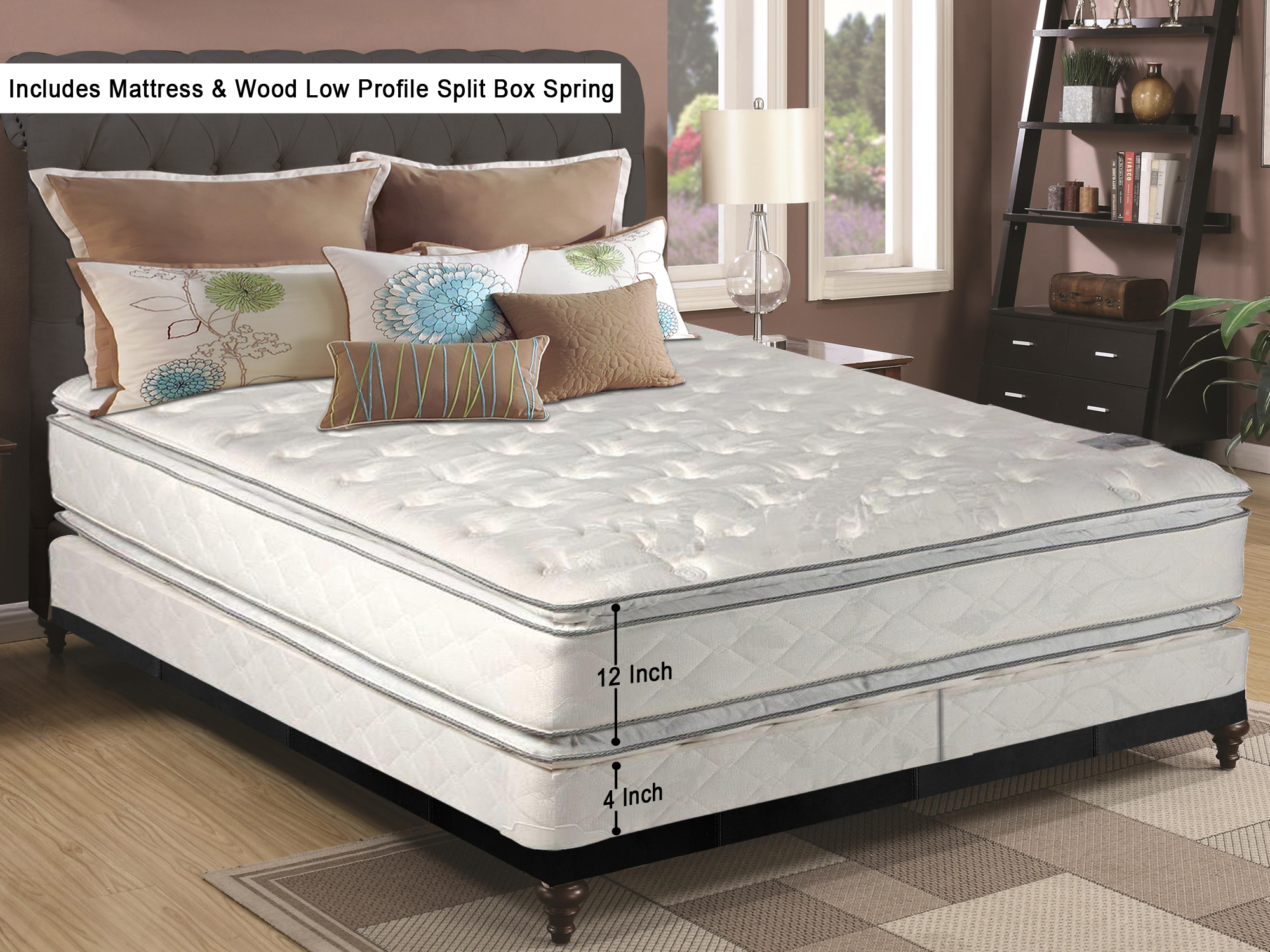 Twin Size Spring Solution Medium Mattress or Bedroom Furniture