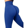 thumbnail image 4 of Rose rosee Mujeres Scrunch Butt Lifting Push Up Seamless Floral Leggings Botín Talle Alto Entrenamiento Yoga Pantalones, 4 of 4