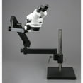thumbnail image 2 of AmScope 7X-45X Zoom Microscope with Articulating Stand + Base Plate + Ring Light New, 2 of 4