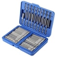 thumbnail image 3 of Kit de 50 puntas de destornillador eléctrico de acero con ranura en forma de U, hexagonales y de cruz, para herramientas rotativas, 3 of 11